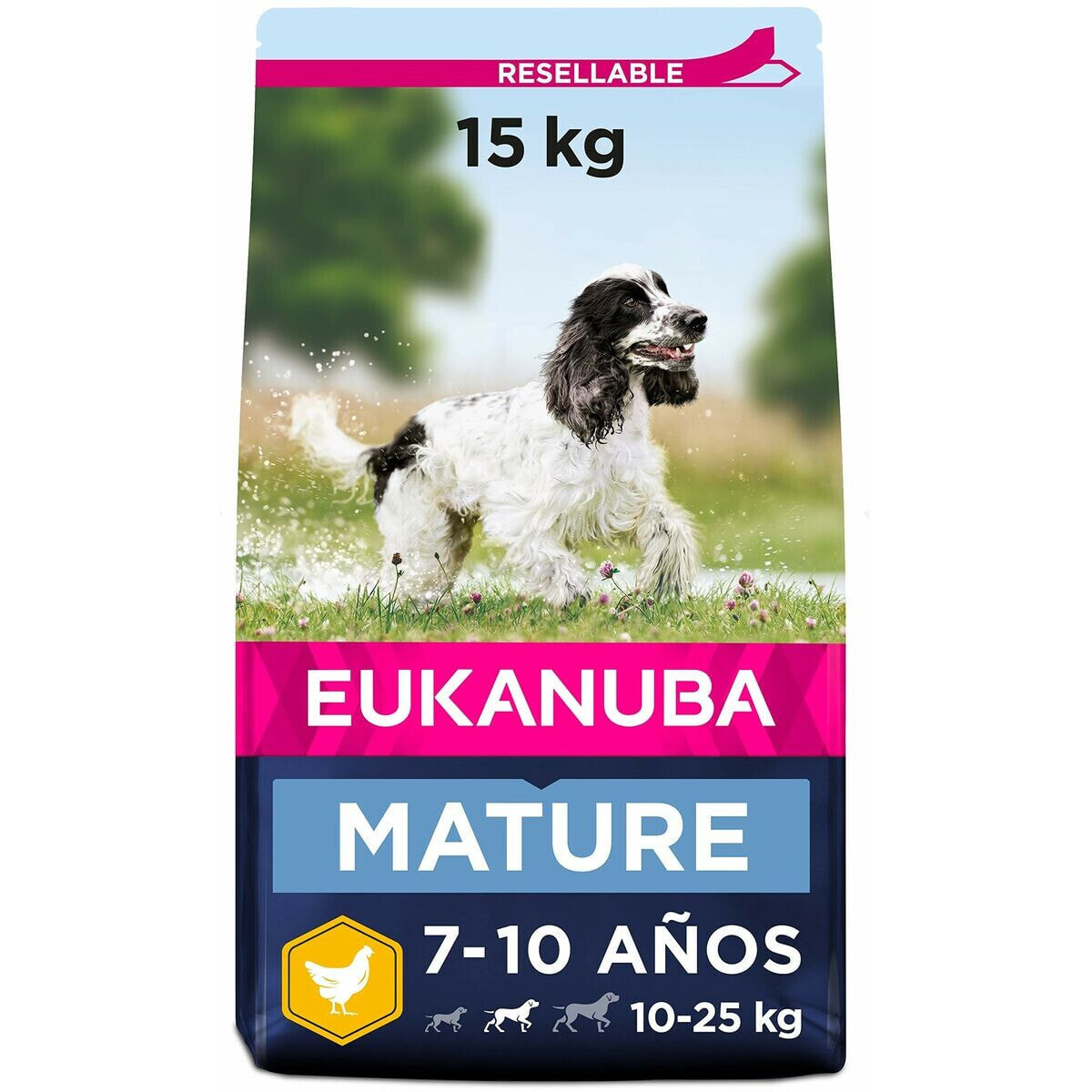 Фураж Eukanuba MATURE Для взрослых Курица 15 kg