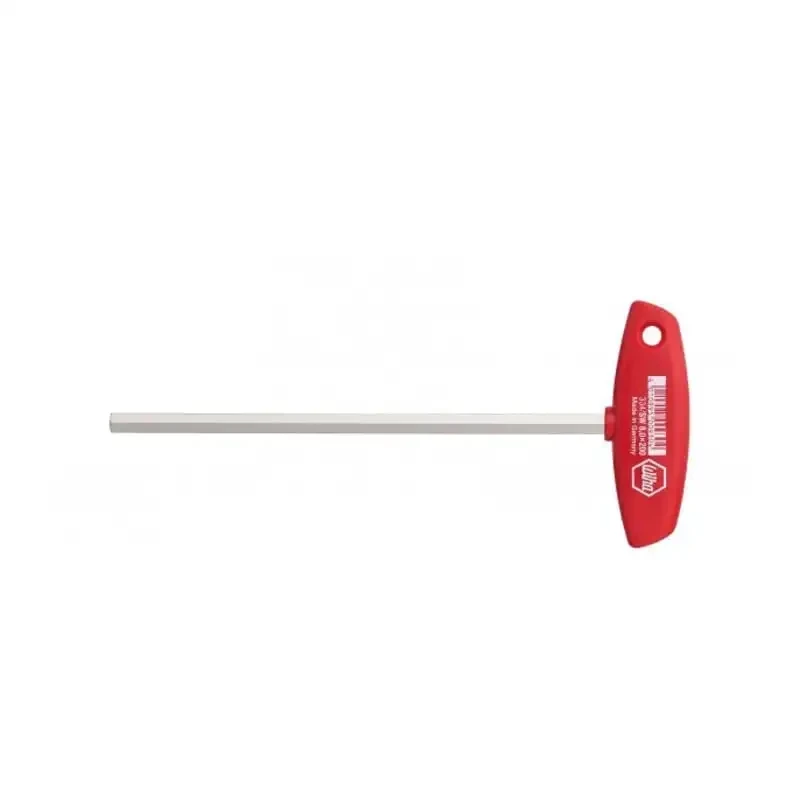 Wiha 00922 - T-handle hex key - Metric - 1 pc(s) - T-handle with short arm - Chromium-vanadium steel - 6 mm