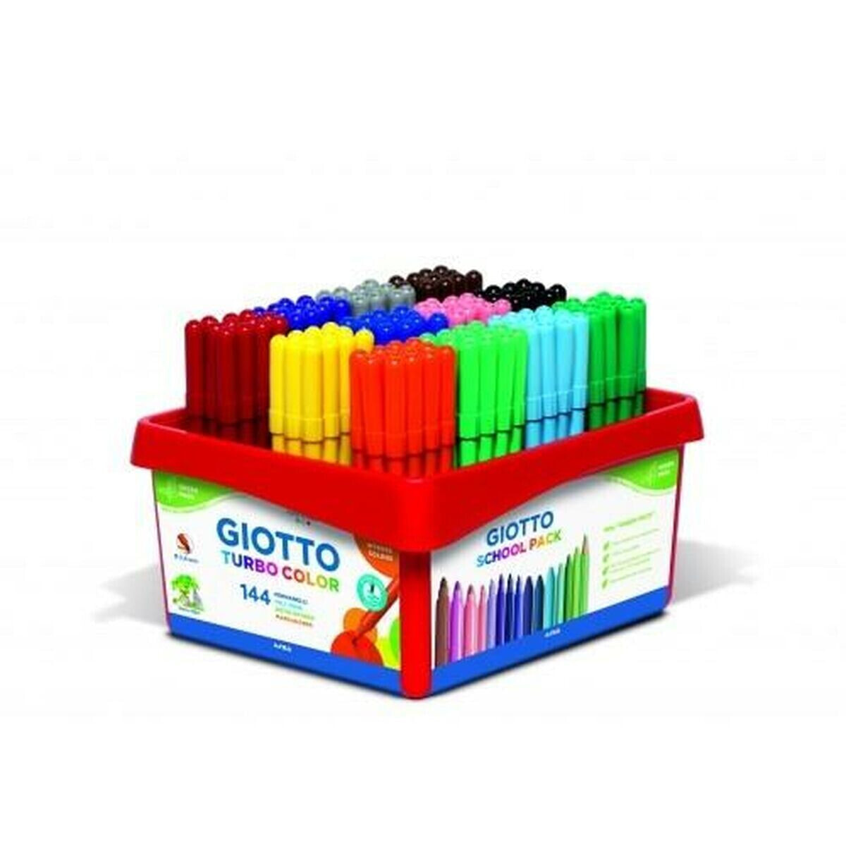 Set of Felt Tip Pens Giotto TURBO COLOR SCHOOLPACK