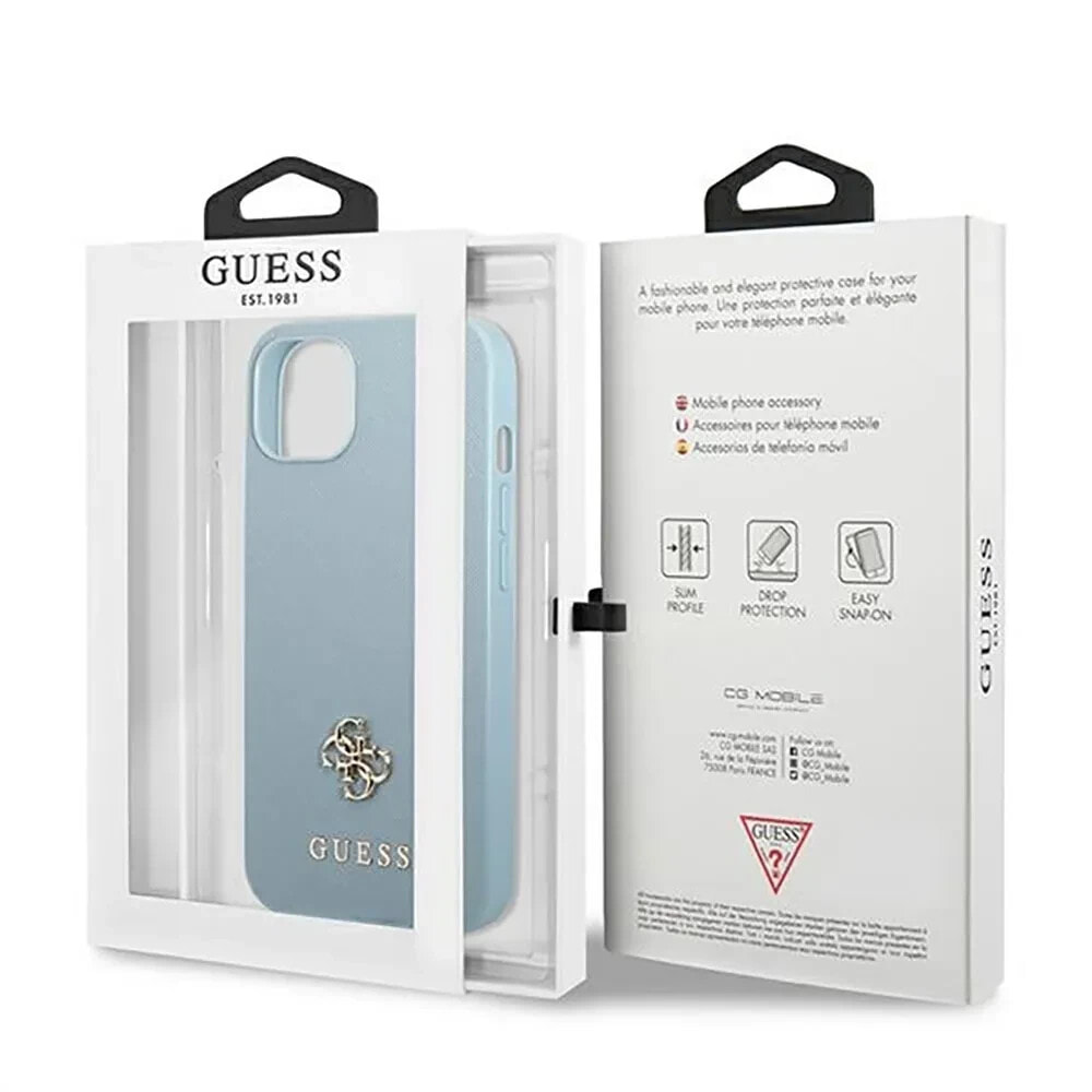 GUESS Guhcp13Sps4Mb iPhone 13 Mini 5.4 Saffiano 4G Small phone case