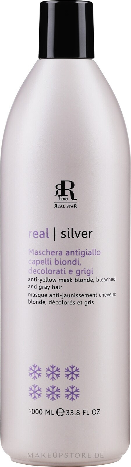 Haarmaske gegen Gelbstich - RR Line Silver Star Anti Yellow Mask