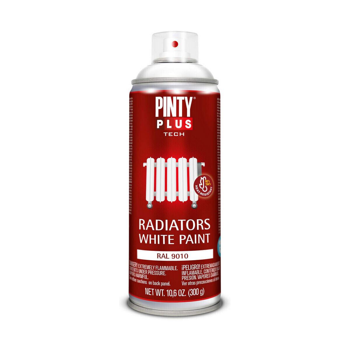 Spray paint Pintyplus Tech RAL 9010 400 ml Radiator White