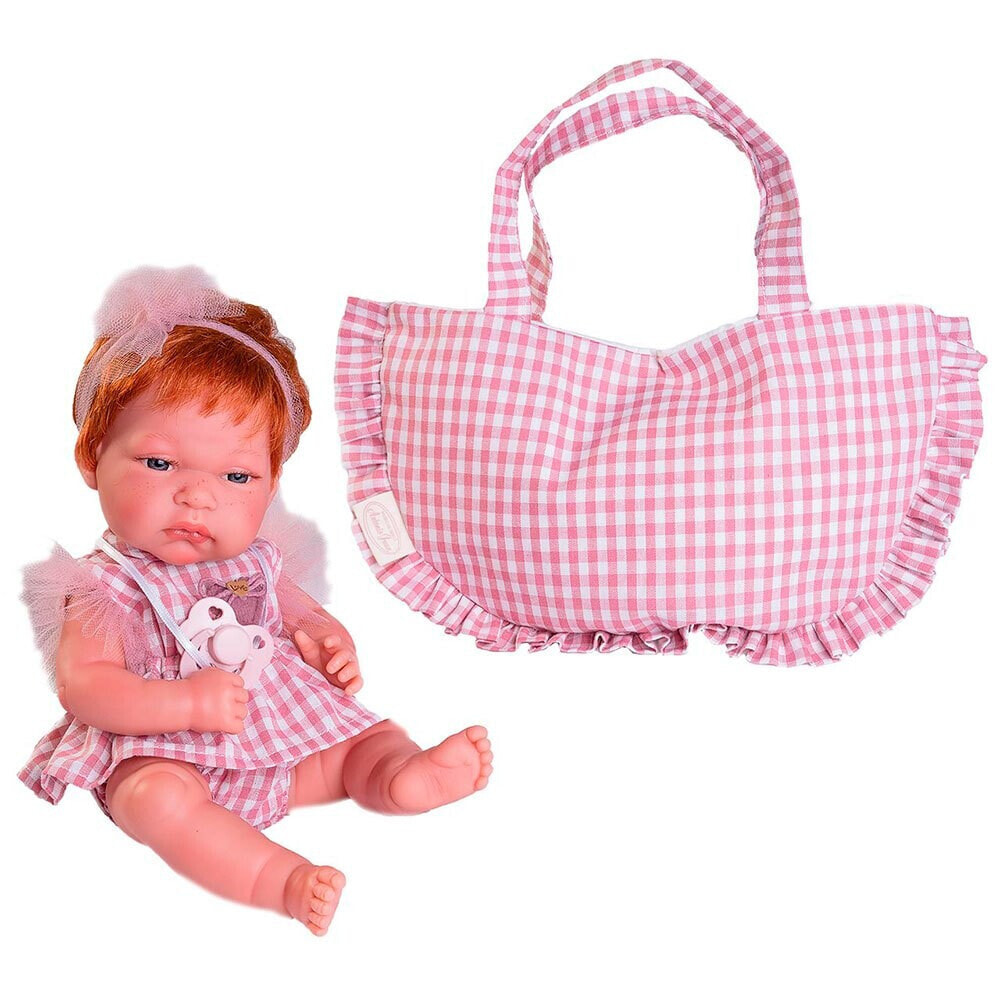 MUÑECAS ANTONIO JUAN Newborn Doll Baby Toneta With Bag
