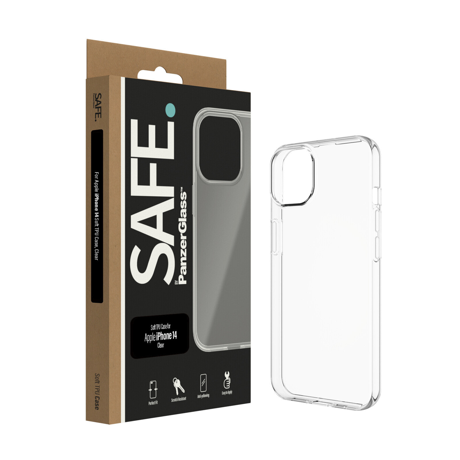 PanzerGlass SAFE CASE IPHONE 2022 6.1IN TRANSPARENT 2022 6.1IN чехол для  мобильного телефона Крышка Прозрачный SAFE95154 — купить недорого с  доставкой, 17818958