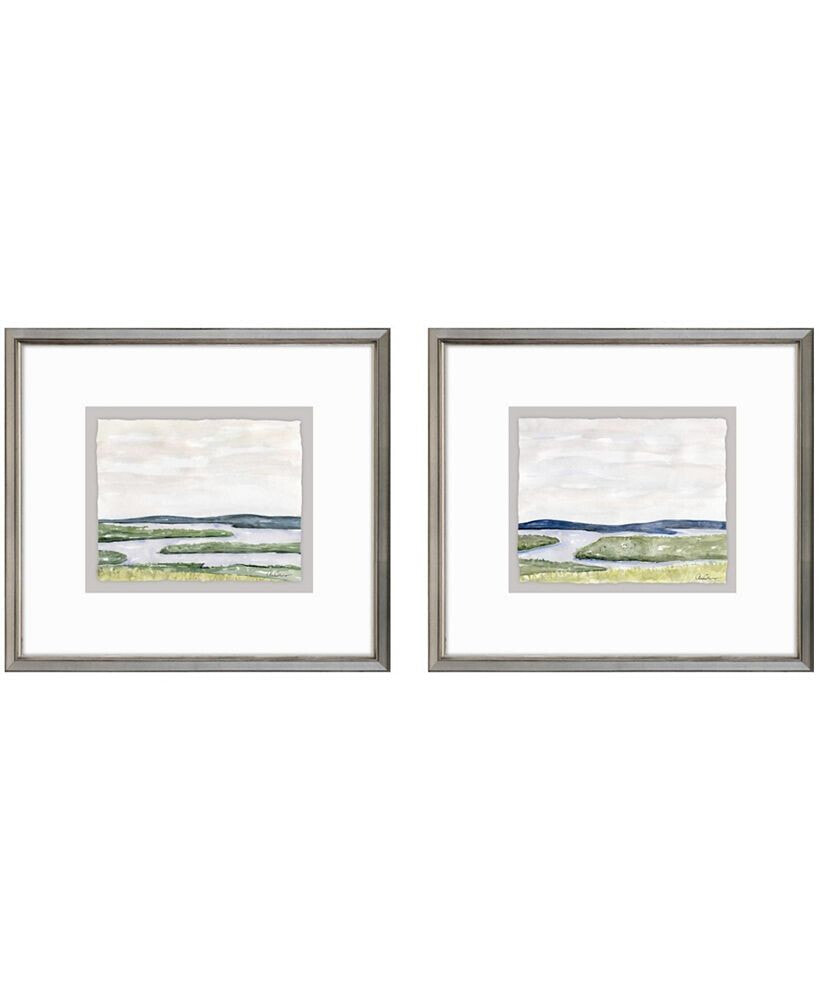 Paragon Picture Gallery waterside Marsh Framed Art, Set of 2