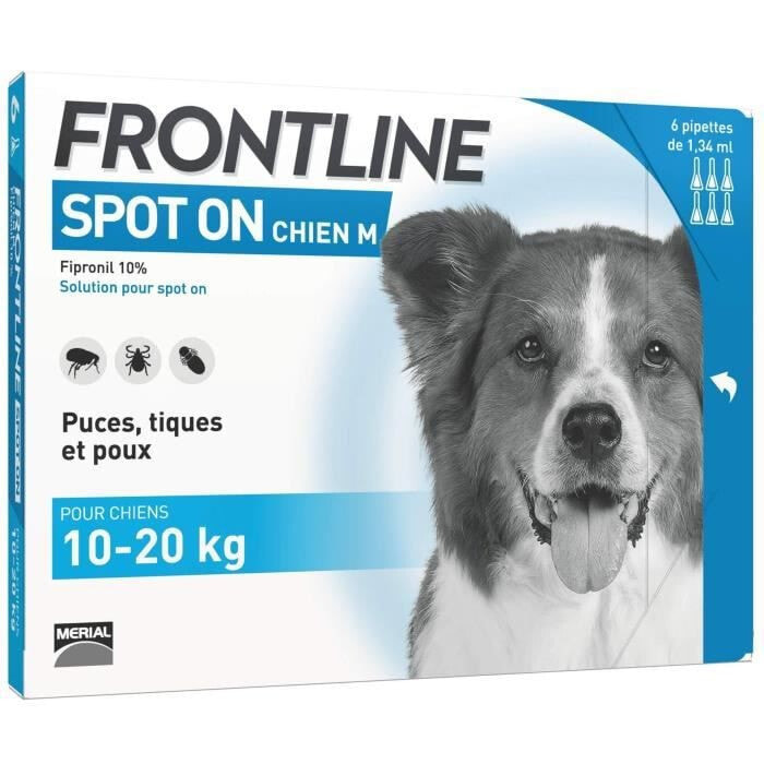 FRONTLINE Spot On Dog 10-20 кг - 6 пипеток