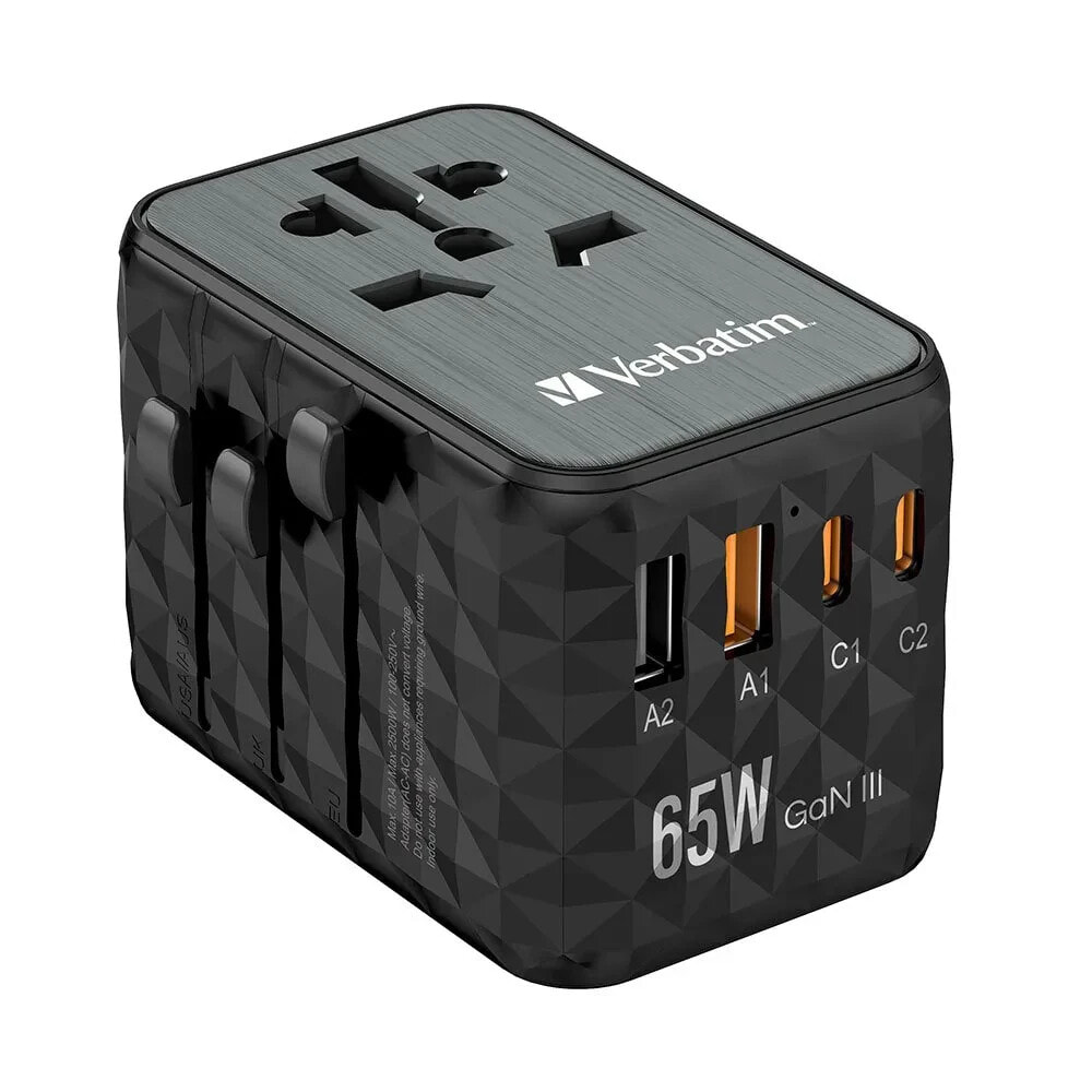 VERBATIM UTA-05 GaN III Universal USB-C And usb-c wall charger