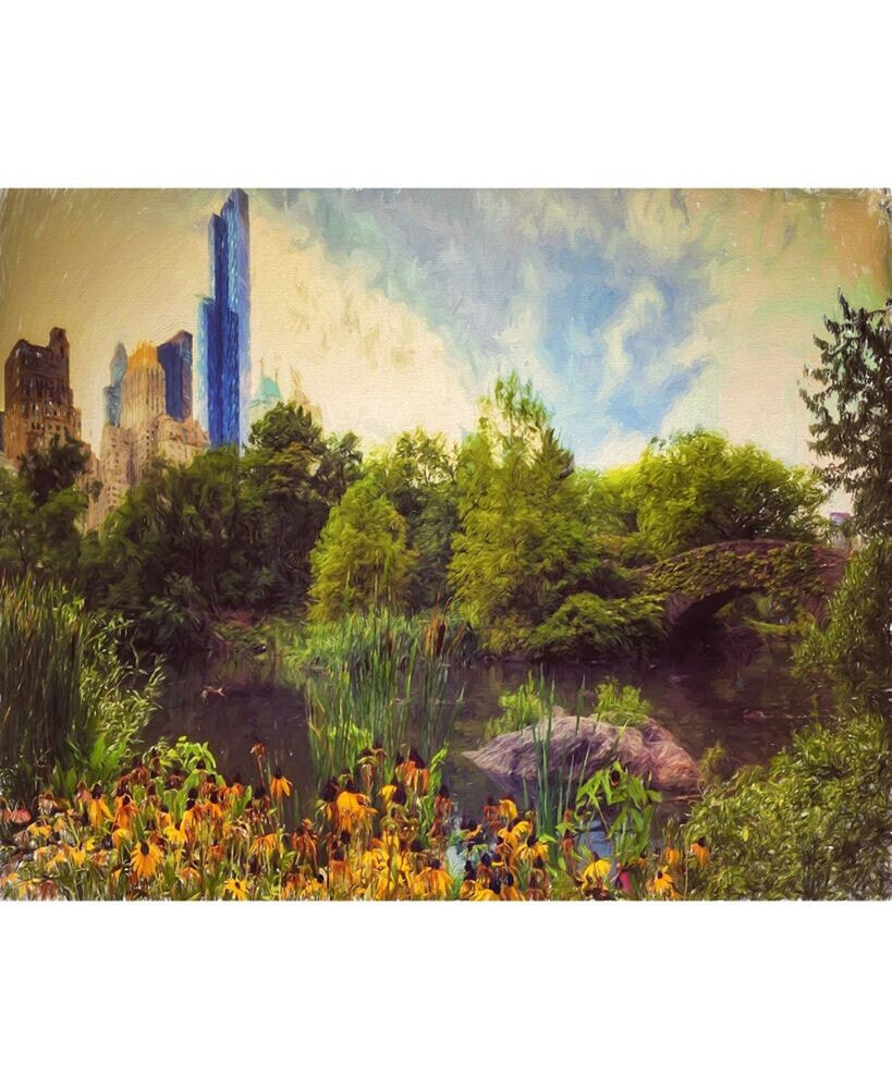 Courtside Market central Park Painted Gallery-Wrapped Canvas Wall Art - 16