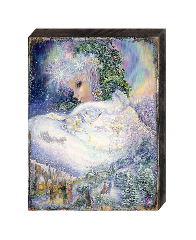 Snow Queen Wall and Table Top Wooden Decor by Josephine Wall
