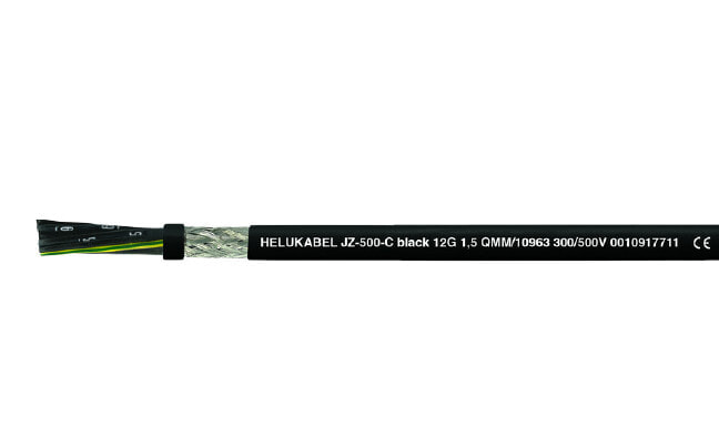 Helukabel JZ-500 - Low voltage cable - Black - Polyvinyl chloride (PVC) - Polyvinyl chloride (PVC) - Cooper - 4G1