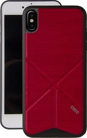 чехол пластмассовый красный iPhone X/Xs Uniq