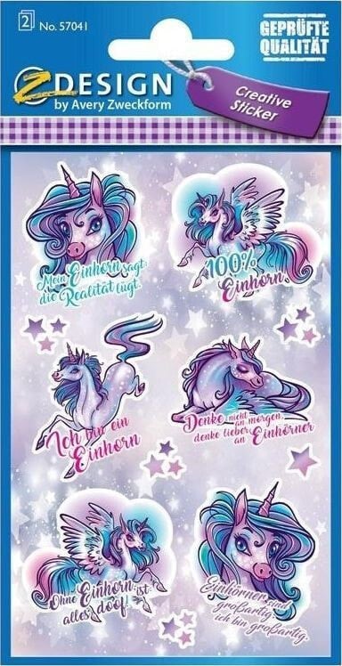 Avery Zweckform Paper stickers - Miami Unicorns