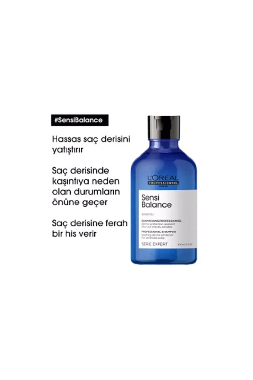 Serie Expert Sensi Balance Hassas Saç Derisi İçin Kaşıntı Karşıtı Rahatlatıcı Şampuanı 300 Ml