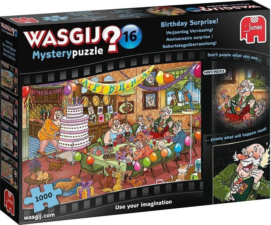 Jumbo Puzzle 1000 Wasgij Urodzinowa niespodzianka G3