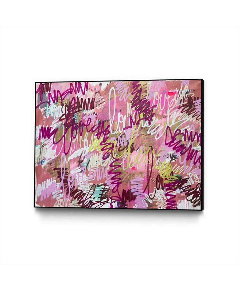 Kent Youngstrom Love Spray Art Block Framed 32