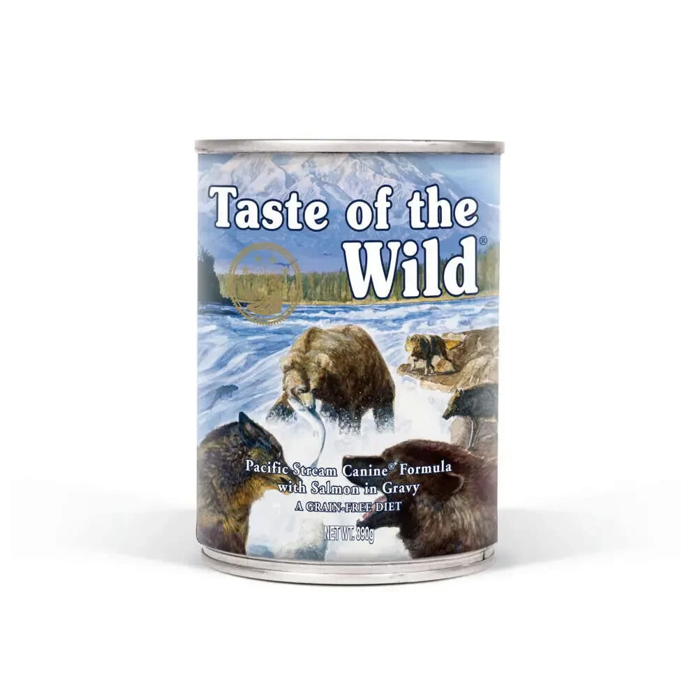 TASTE Adult Pacific Stream Salmon Box 12x390g Dog Food