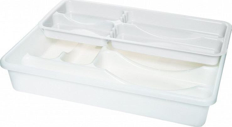 Plast Team Drawer Liner Double Row 1392 White