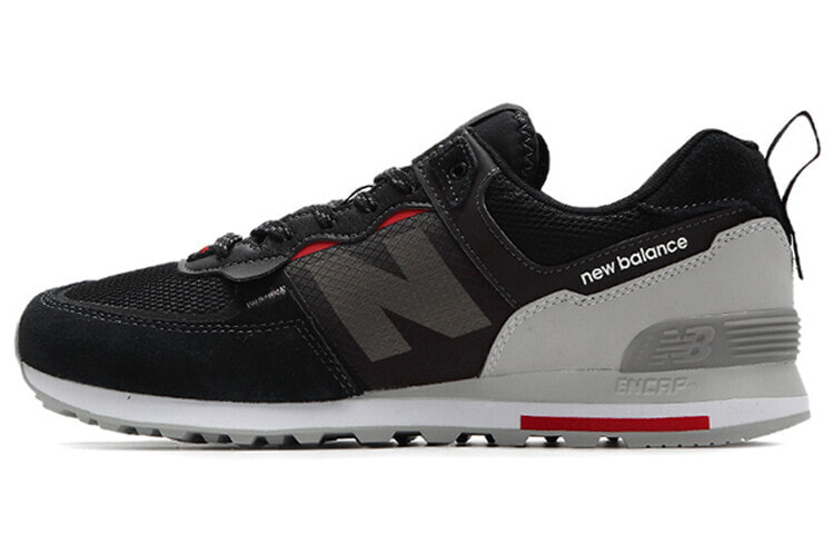 New Balance NB 574 低帮 跑步鞋 男女同款 黑灰红 / Беговые кроссовки New Balance NB 574 ML574ISE