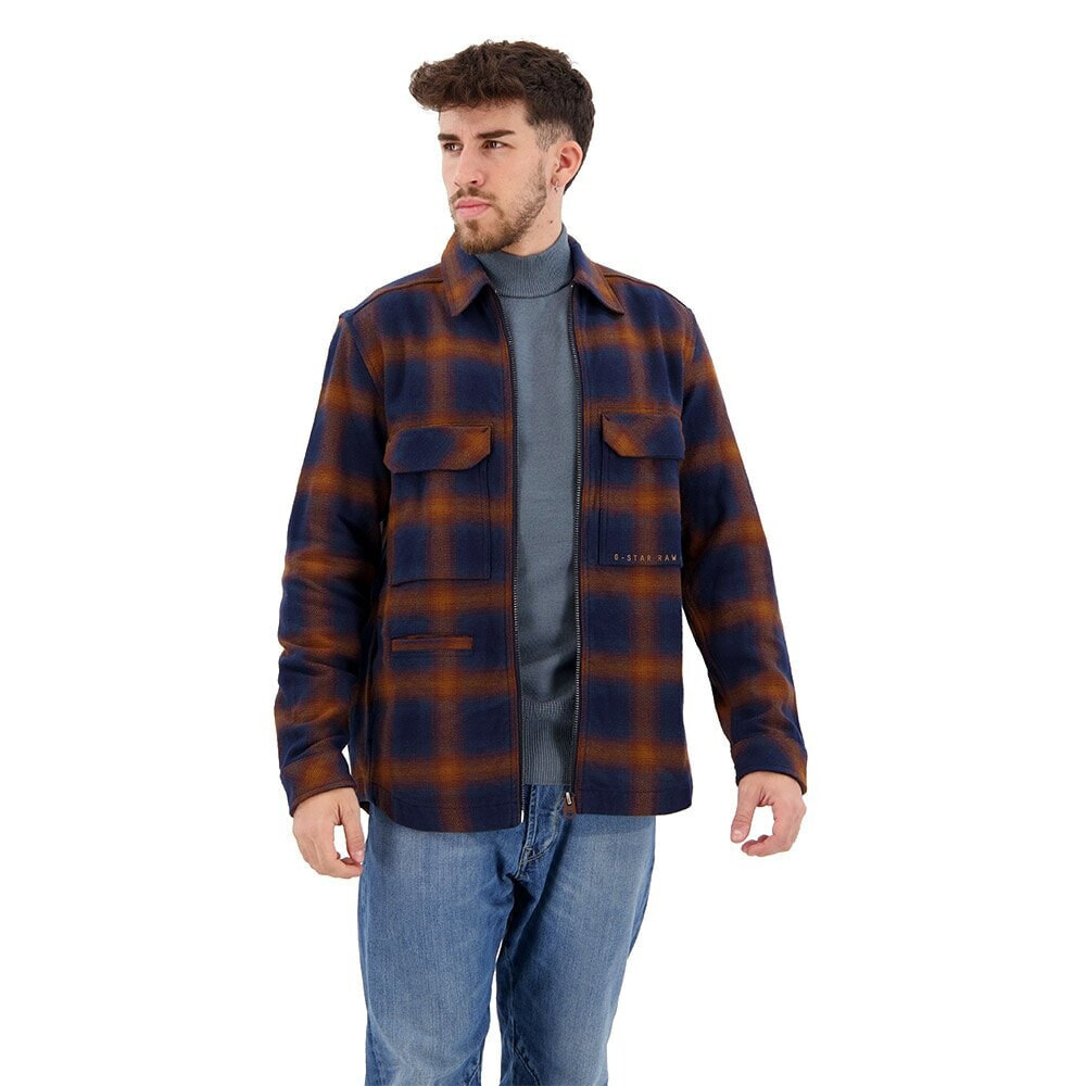 G-STAR Check Regular Overshirt