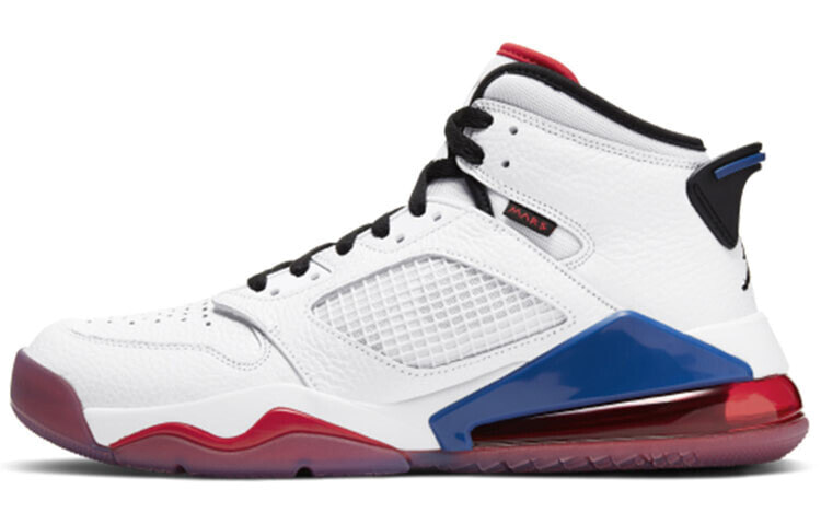 Jordan Mars 270 高帮 复古篮球鞋 男款 白红蓝 / Кроссовки Nike Air Jordan Mars 270 White (Белый)