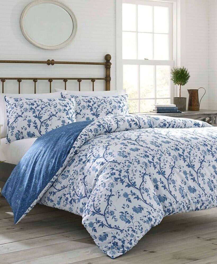 Laura Ashley elise Duvet Cover Set, Full/Queen