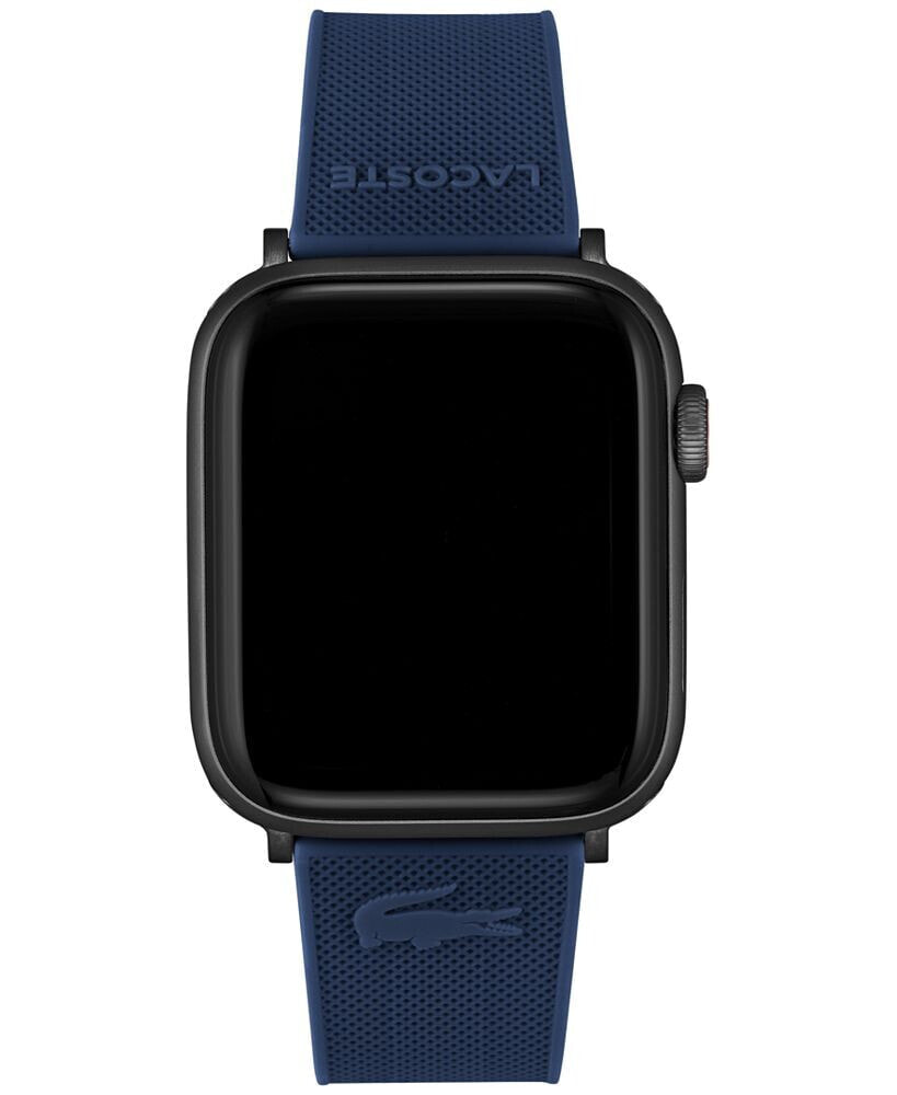 Lacoste petit Pique Blue Silicone Strap for Apple Watch® 42mm/44mm