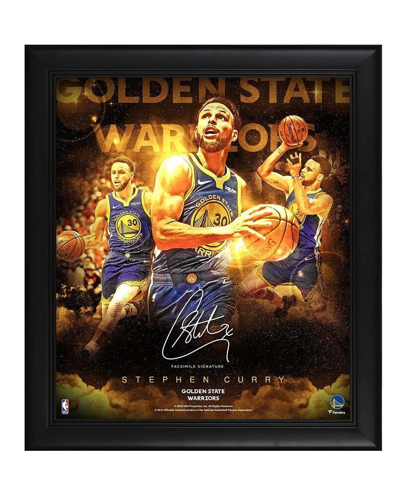 Fanatics Authentic stephen Curry Golden State Warriors Framed 15