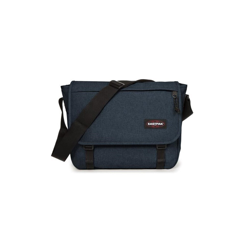 Женская сумка Eastpak для ноутбука, логотип, длинная ручка, карманы на молнии