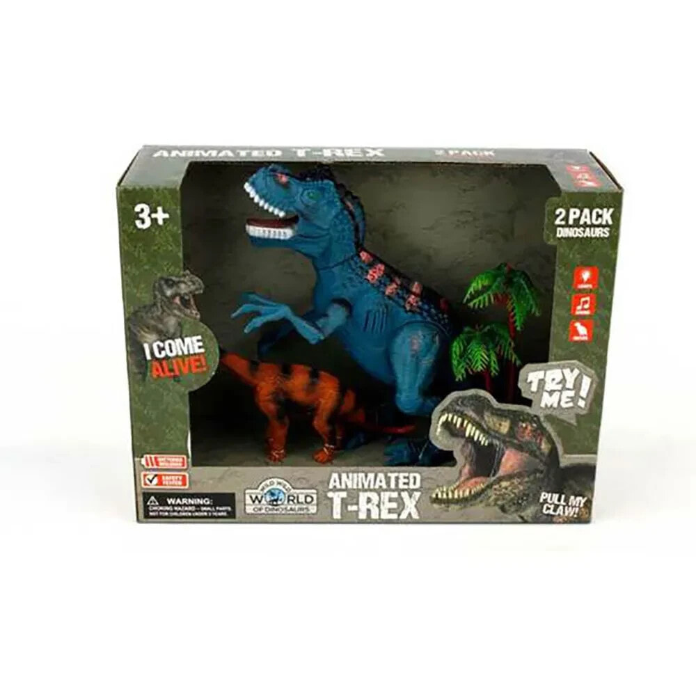 DIMASA Pack 2 Dinosaurs Light And Sound