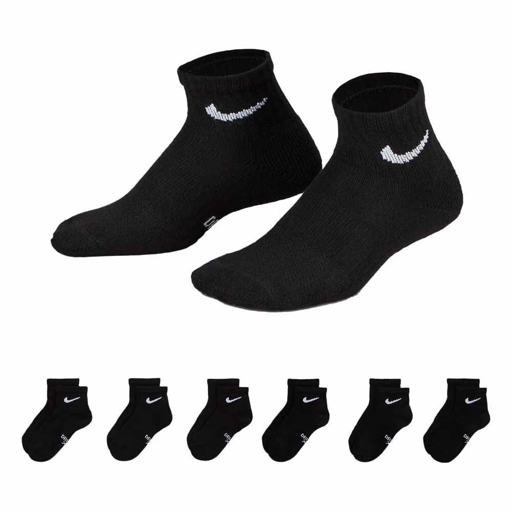 NIKE KIDS RN0018 Quarter short socks 6 pairs