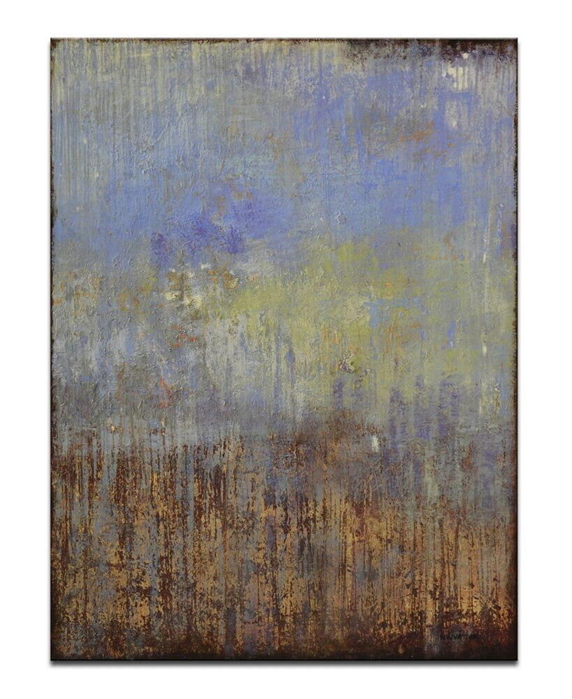 'Dark Overcast' Abstract Canvas Wall Art, 30x20