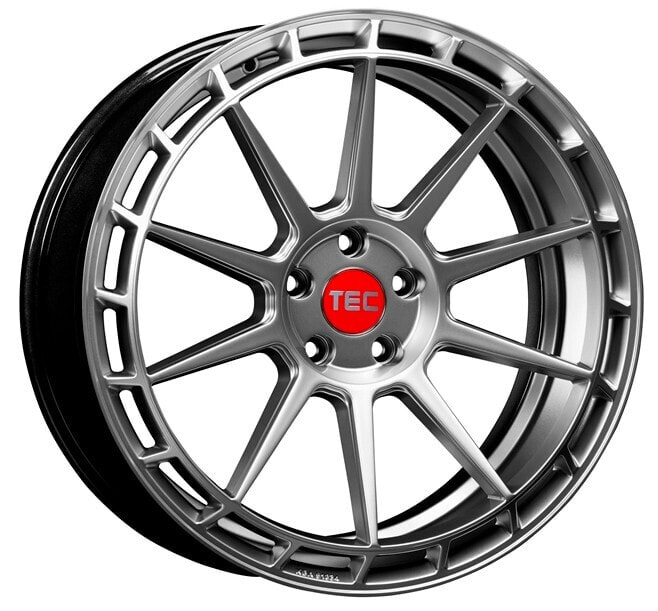 Колесный диск литой TEC Speedwheels GT8 hyper-silber 8x18 ET35 - LK5/110 ML65.1