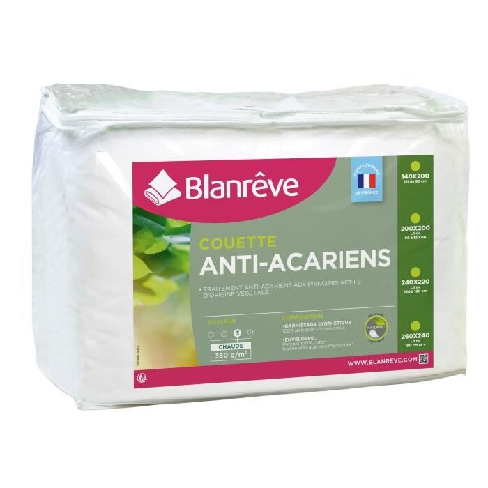 BLANREVE Percale теплое одеяло - защита от клещей - 350 г / м - 200 x 200 см