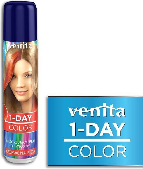 Venita 1-Day Color Spay 4 Fiery Red Оттеночный спрей для волос, оттенок огненно-красный 50 мл