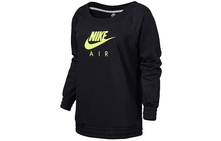Nike Air 休闲宽松圆领套头卫衣 女款 黑色 / Толстовка Nike Air CU5427-011