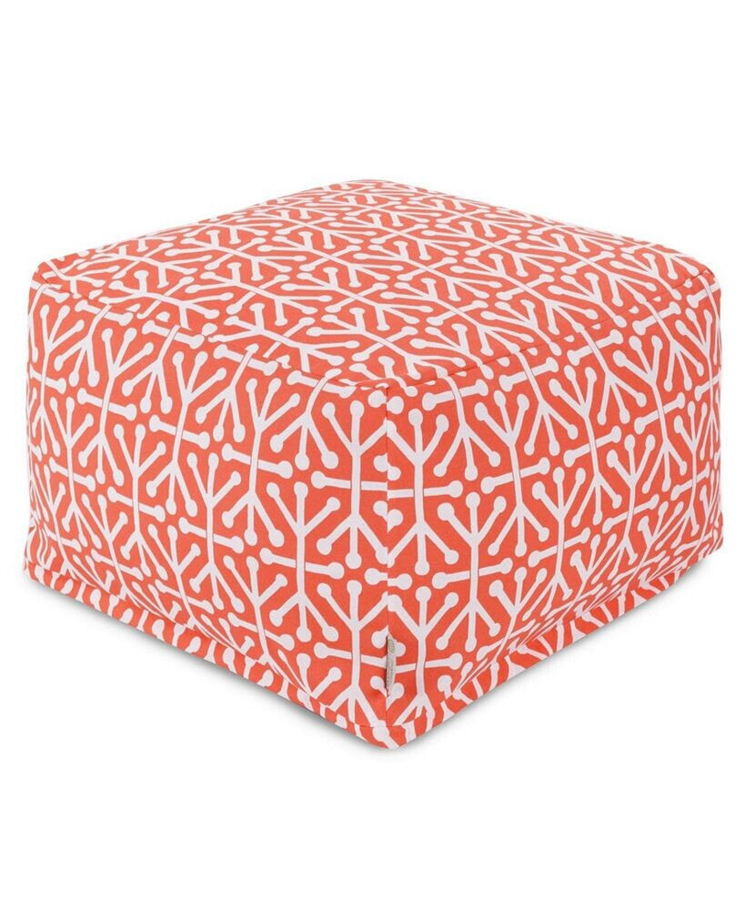 Majestic Home Goods aruba Ottoman Square Pouf 27