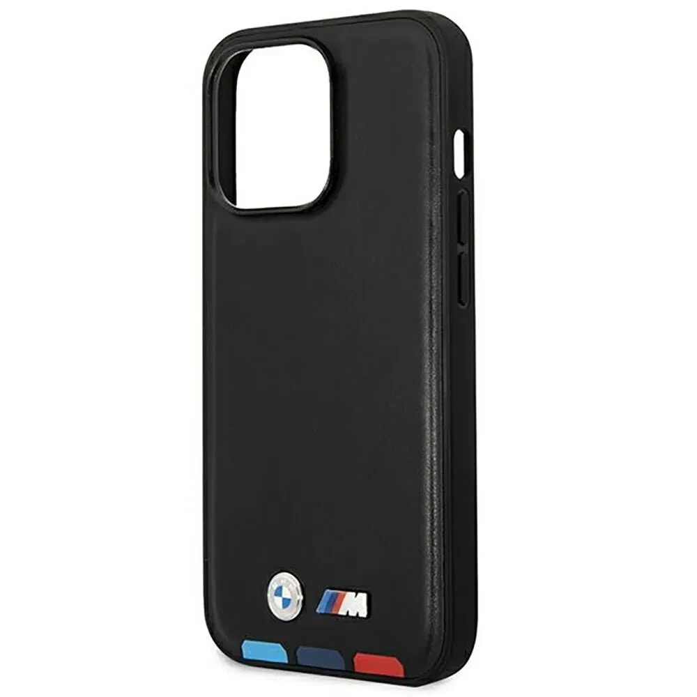 BMW Bmhmp14L22Ptdk iPhone 14 Pro 6.1 Leather Stamp Tricol phone case