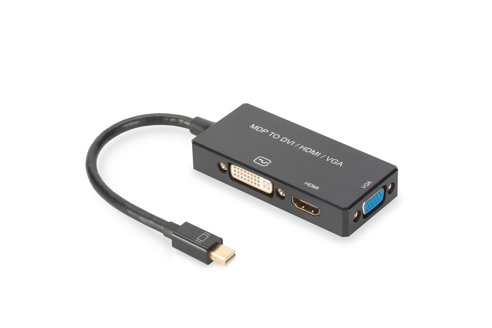 ASSMANN Electronic AK-340419-002-S кабельный разъем/переходник Mini DP DP,HDMI, DVI-D Черный