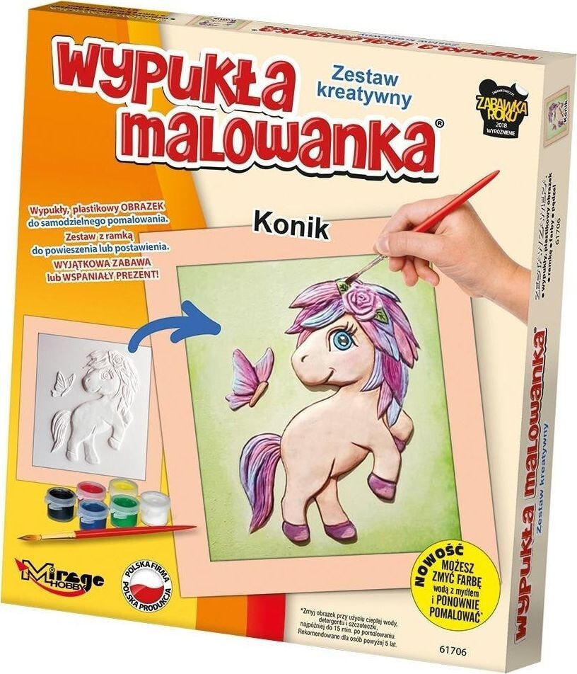 Раскраска для рисования Mirage Wypukła Malowanka - Mały Konik