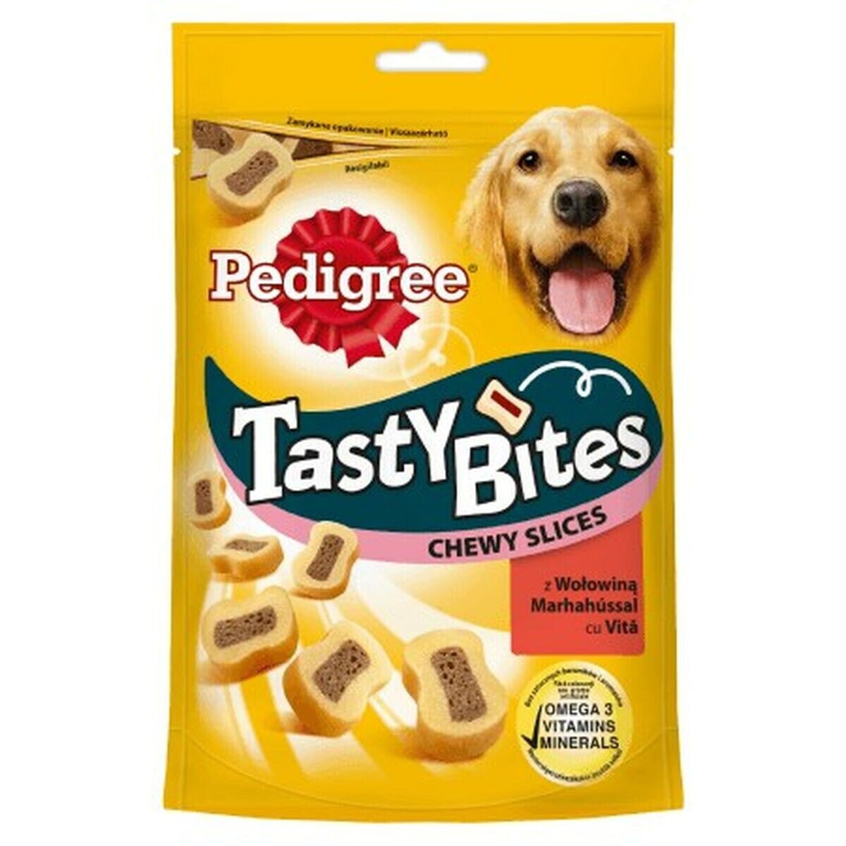 Закуска для собак Pedigree Tasty Bites Chewy Slices Телятина 155 g