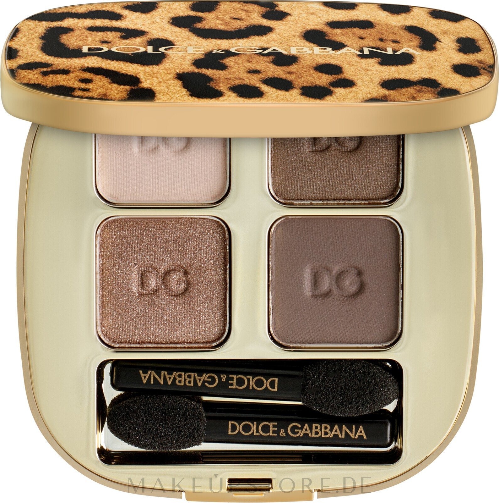 Lidschattenpalette - Dolce&Gabbana Felineyes Powder Eyeshadow Quad