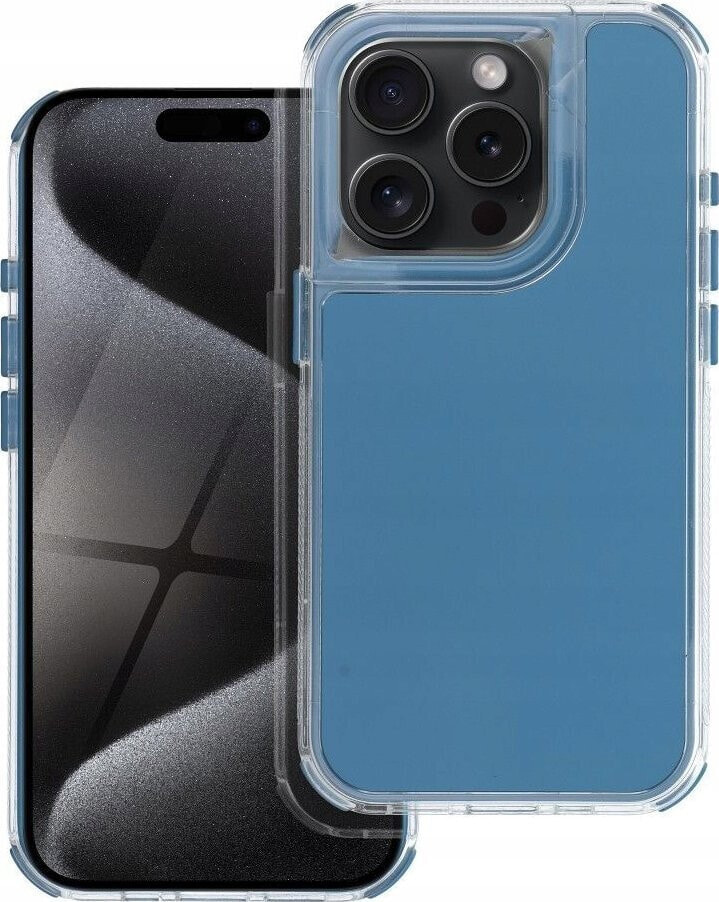 OEM Futerał MATRIX do IPHONE 15 Pro niebieski