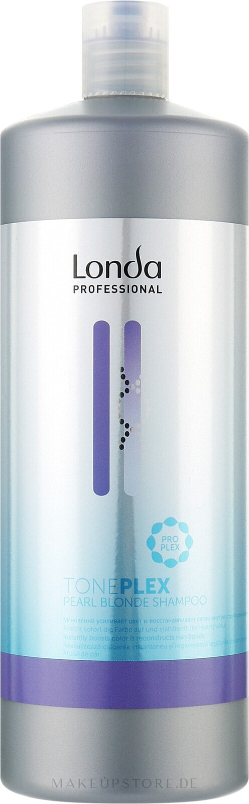 Getöntes violettes Anti-Gelbstich Shampoo für perlblondes Haar - Londa Professional Toneplex Pearl Blonde Shampoo