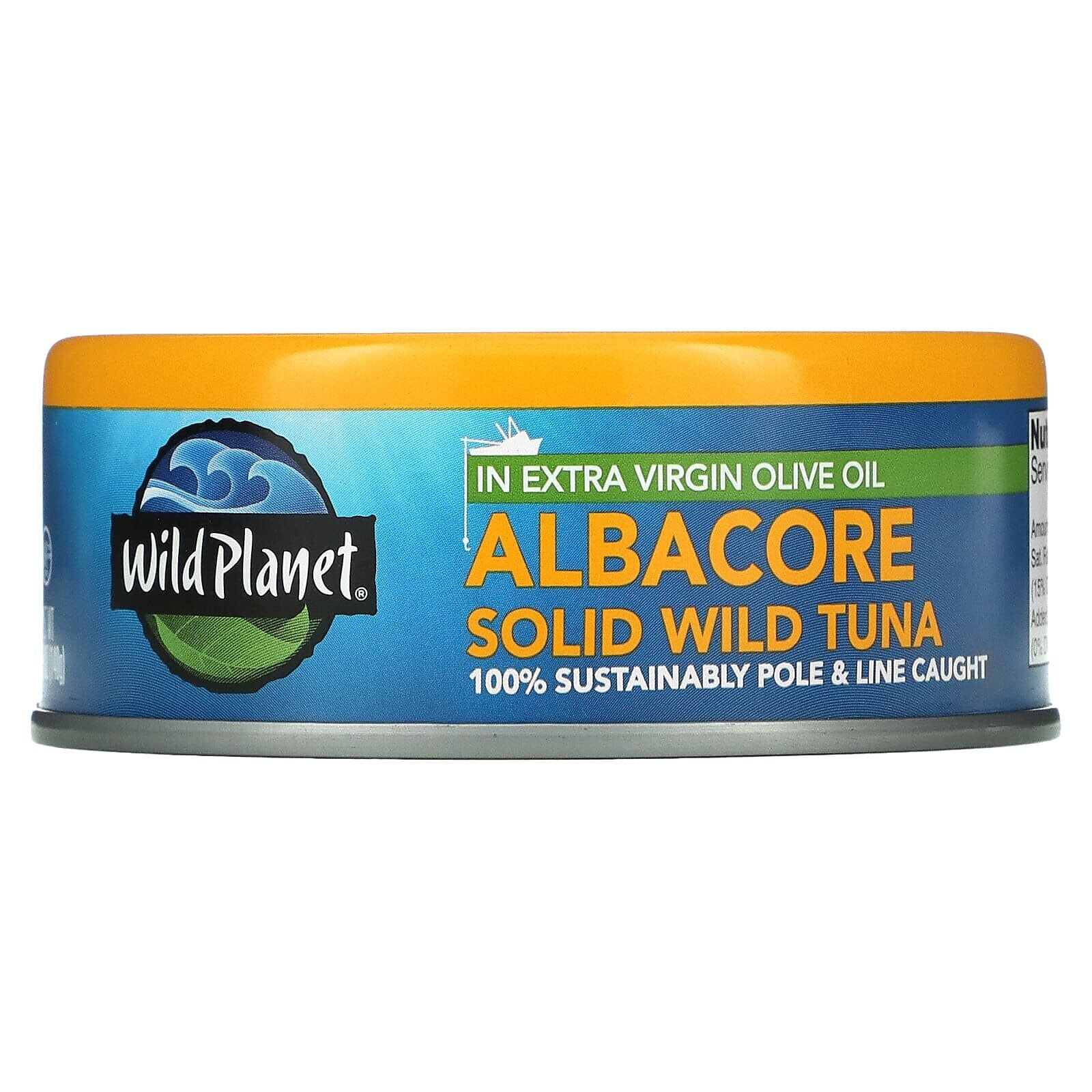 Albacore Solid Wild Tuna In Extra Virgin Olive Oil, 5 oz (140 g)