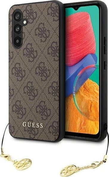 Guess Etui Guess GUHCS23FEGF4GBR Samsung Galaxy S23 FE hardcase 4G Charms Collection brązowy/brown