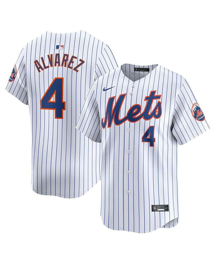 Nike men's Francisco Alvarez White New York Mets Home limited Player Jersey