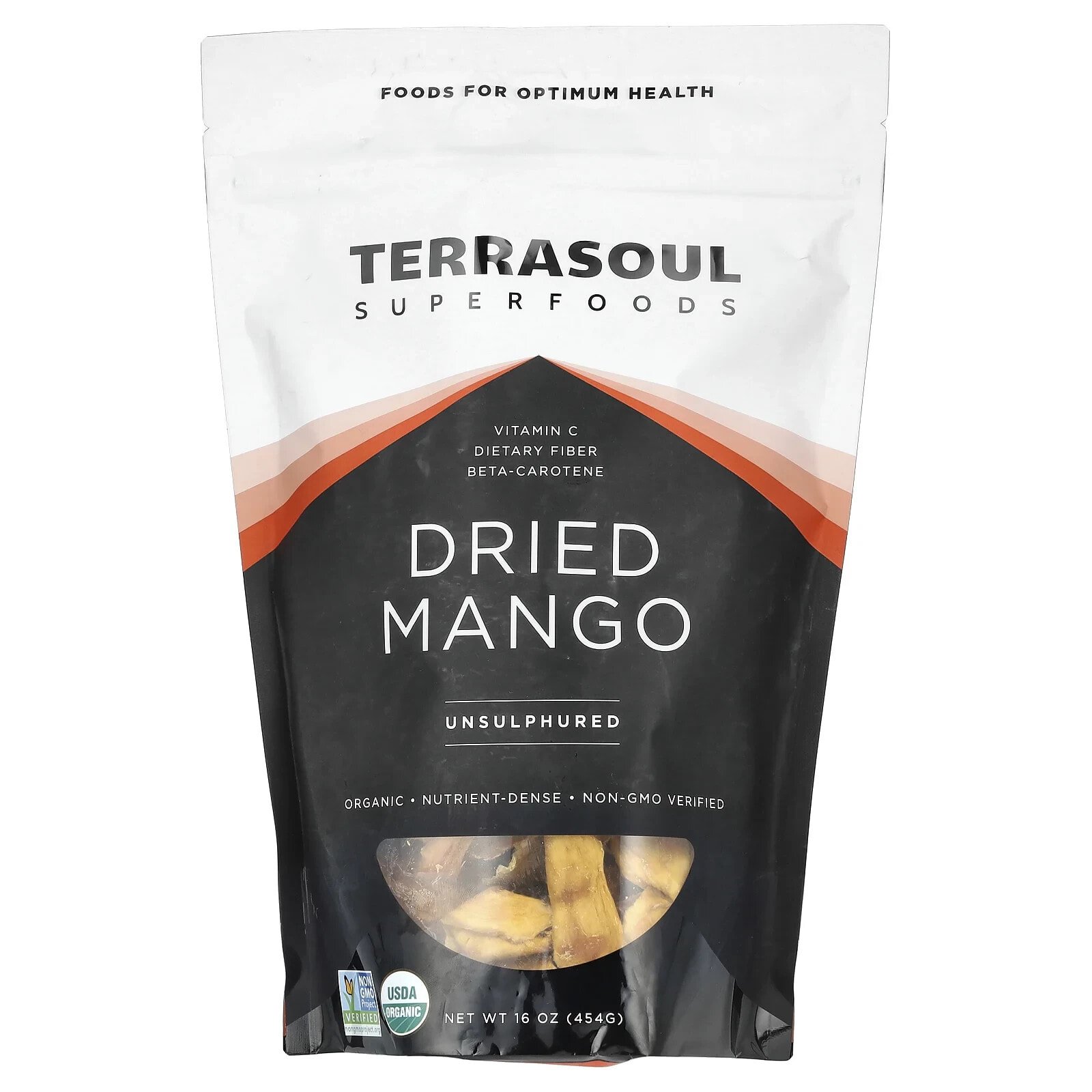 Dried Mango, Unsulphured , 16 oz (454 g)