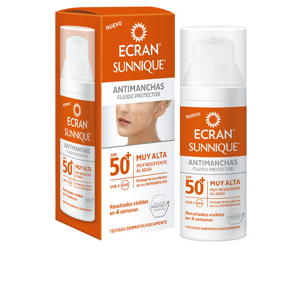 Ecran Sunnique SPF50 Солнцезащитный флюид для лица против пигментных пятен 50 мл