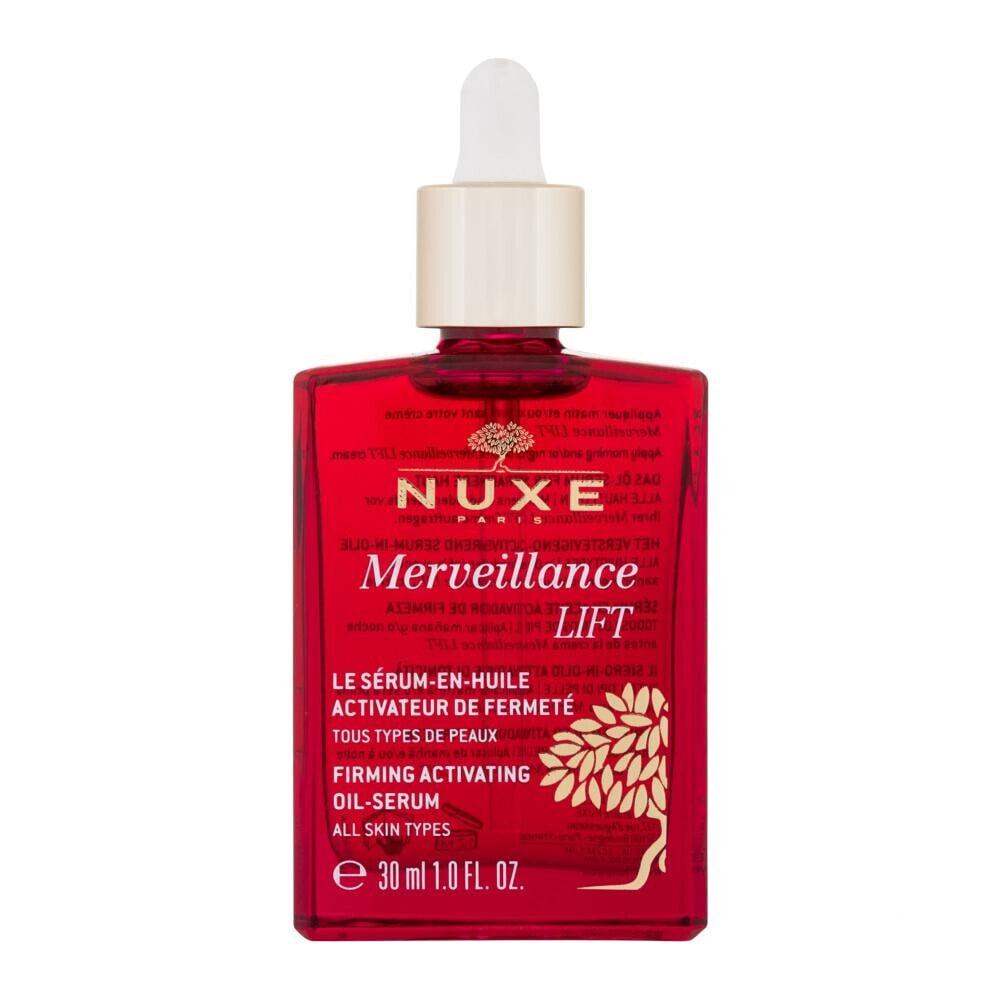 NUXE Merveillance Lift Firming Activating Oil-Serum 30 ml gesichtsserum Feine Linien & Falten für Frauen