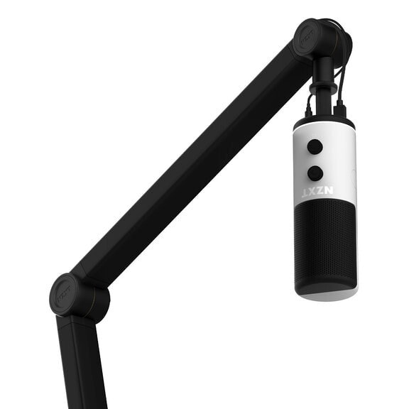 Микрофон NZXT Boom Arm, Boom microphone stand, Desk mount base, Black, Steel, Steel, 5/8
